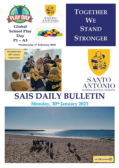 Daily bulletin 30th January Monday SAIS