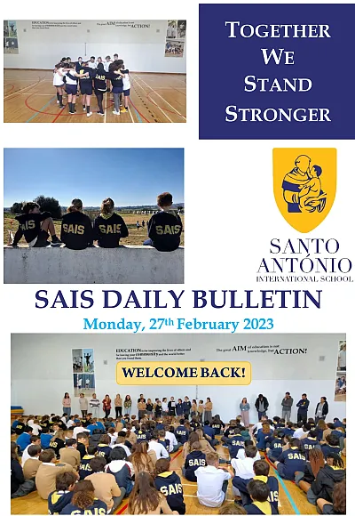 Daily bulletin 27th FEBRUARY SAIS