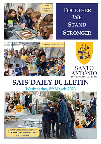 Daily bulletin 8th MARCH SAIS