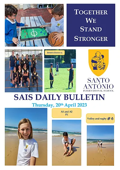 Daily bulletin Wednesday 20th MARCH SAIS