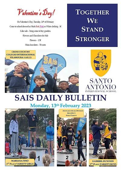 Daily bulletin 10H february Monday SAIS