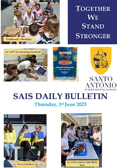 Daily bulletin  1ST JUNSAIS