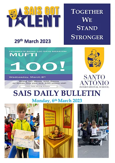 Daily bulletin 6th MARCH SAIS