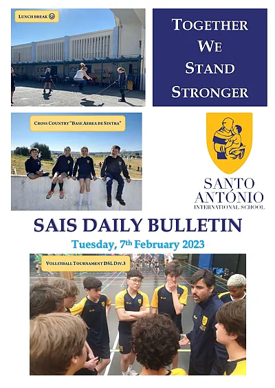 Daily bulletin 6TH february Monday SAIS