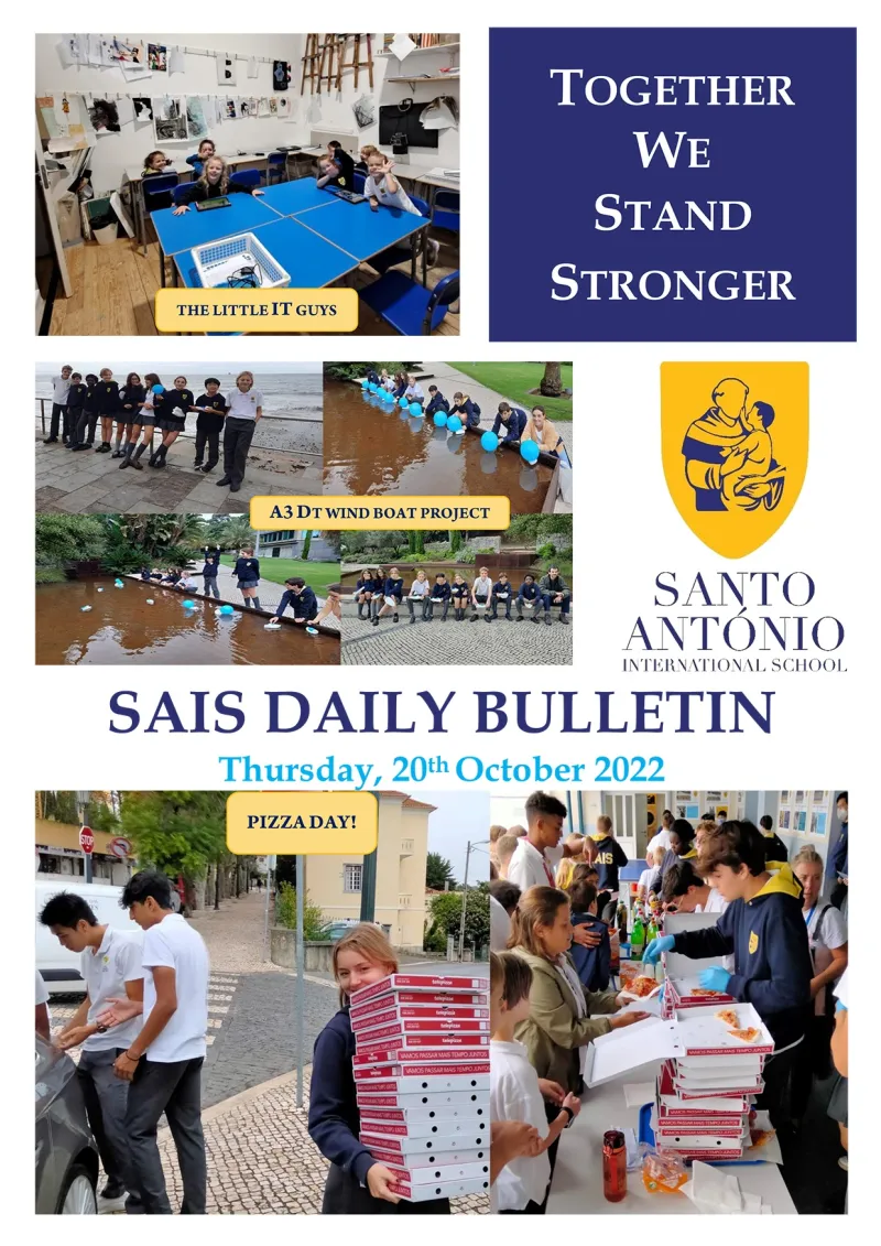 Daily bulletin 20 October Thursday SAIS