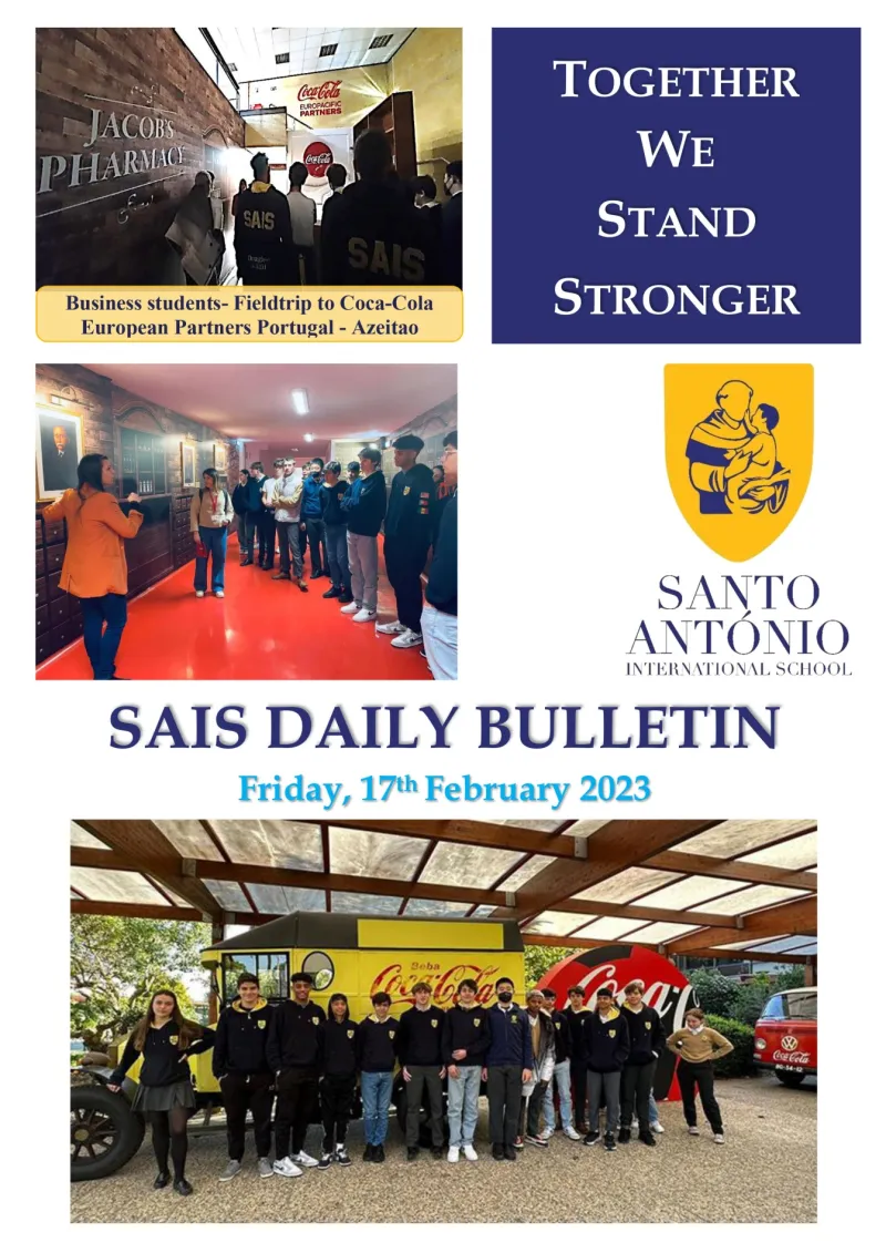 Daily bulletin 17th FEBRUARY SAIS