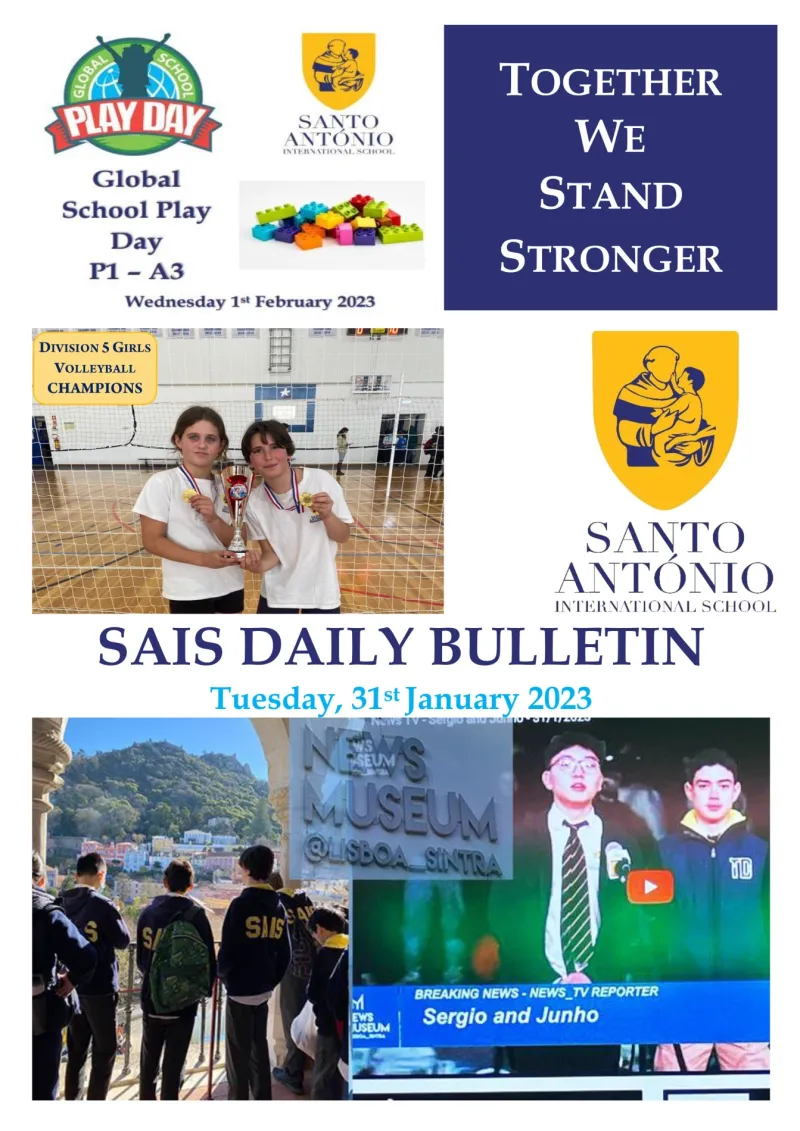 Daily bulletin 31st January  SAIS