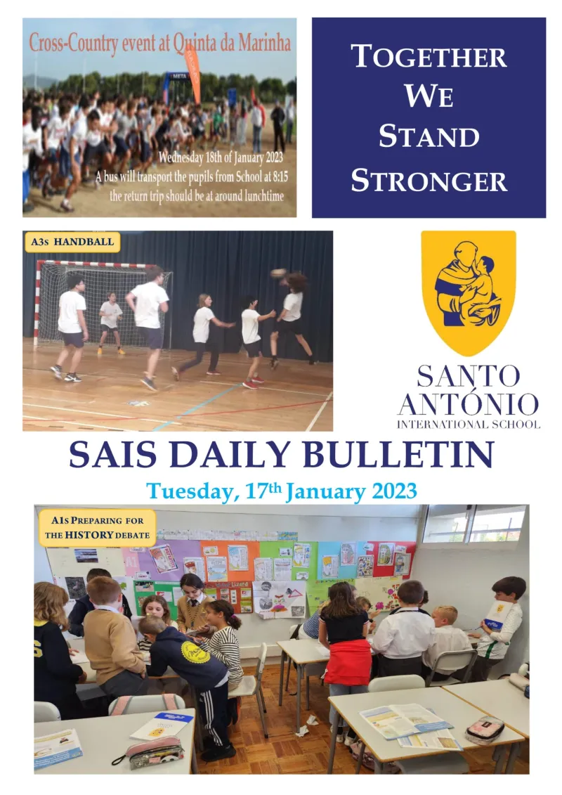 Daily bulletin 17th january 2023