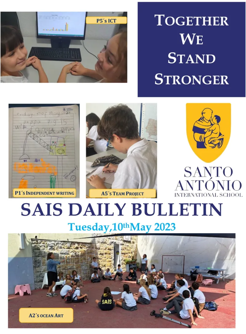 Daily bulletin  TUESDAY 9TH MAY SAIS