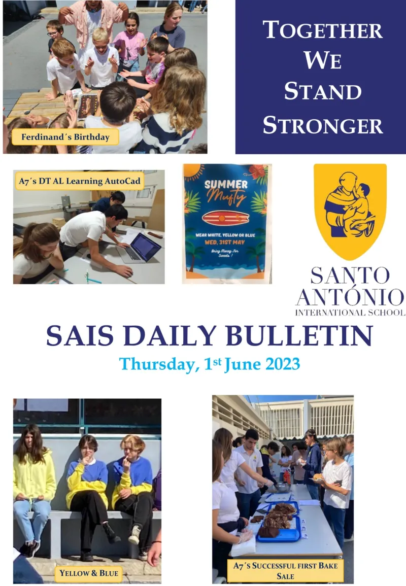 Daily bulletin  1ST JUNSAIS