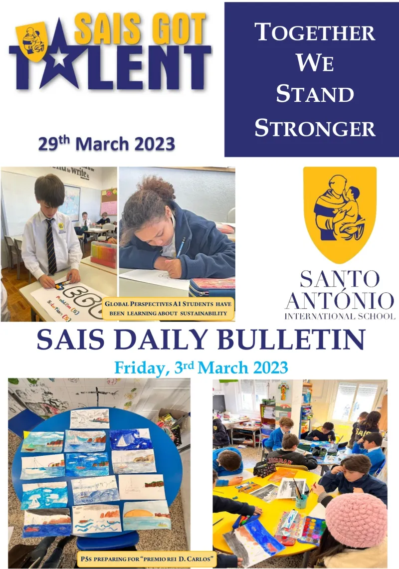 Daily bulletin 3RD MARCH SAIS