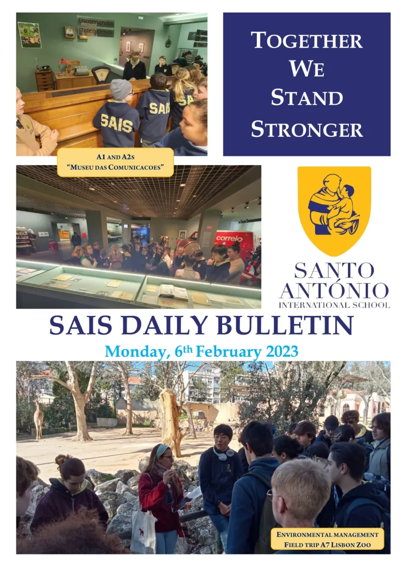 Daily bulletin 6 february Monday SAIS