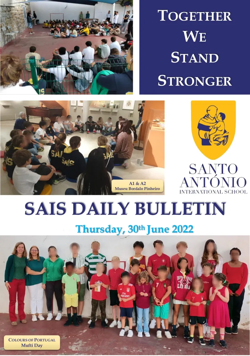 Daily bulletin 30th June Thursday SAIS